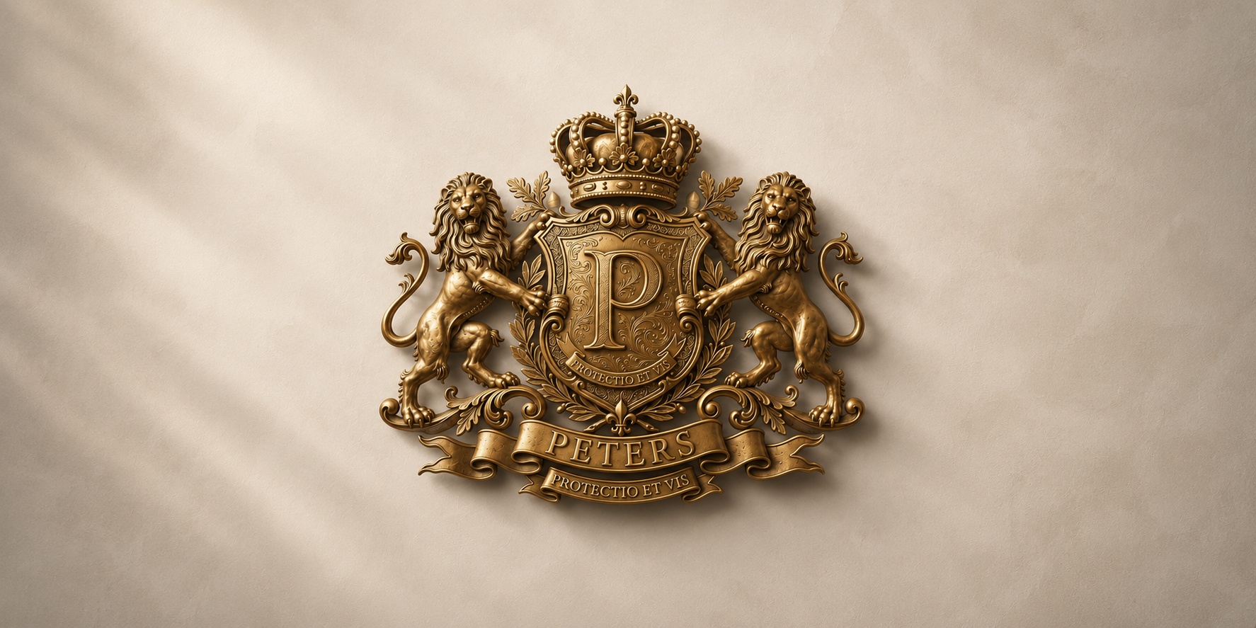 The Peters Legacy family crest representing Nicholas and Miriam Peters family heritage